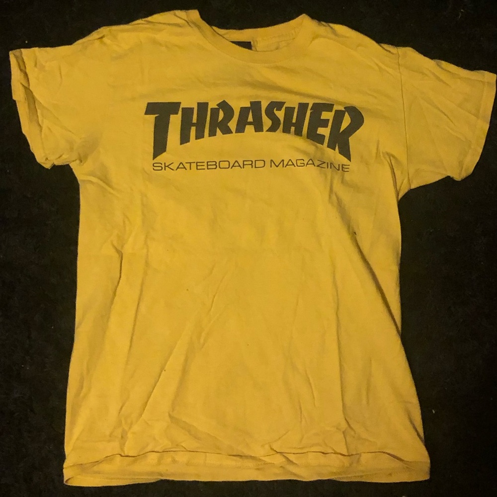 Yellow trasher tee